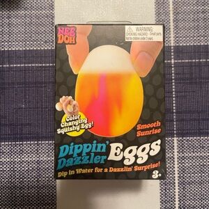 Nee Doh Dippin' Dazzler Eggs - Smooth Sunrise